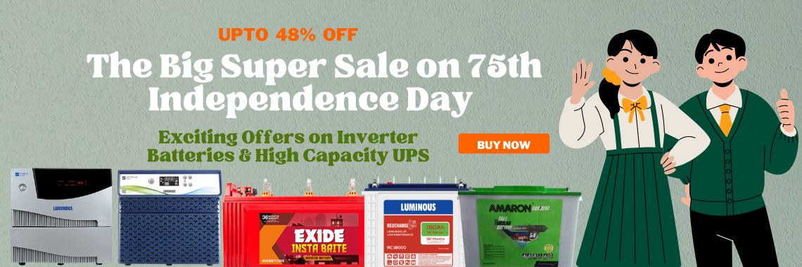 big annual inverter battery sale
