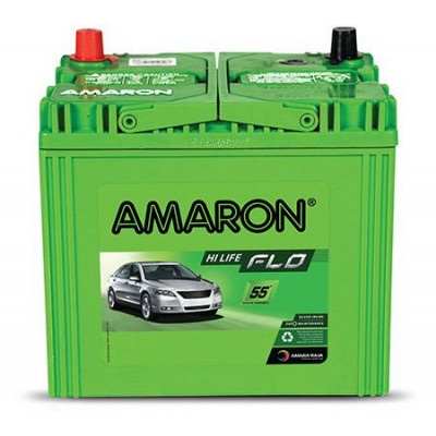 Amaron AAM-FLO-00080D230L 55Ah Battery, Warranty : 55 Months (30 Months full replacement +25 Months pro-rata)