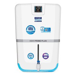 Kent Prime Plus ZW 9- Litres Wall Mountable RO+UV+UF+TDS Controller(White) 20 Ltrs/Hr Smart Water Purifier 