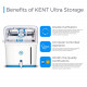 Kent ULTRA STORAGE 8 L UV + UF Water Purifier  (White)-11042