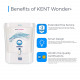 KENT Wonder Plus 7-litres Counter Top/Wall Mounted RO+UF+TDS Controller (White)  Water Purifier