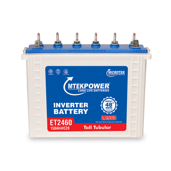 Buy Mtek Power Et2460tt 150ah Inverter Battery India Electrovery Com