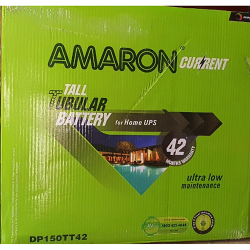 Amaron Current DP150TT42 150Ah Inverter Battery, Warranty : 42 Months (30 Months full replacement + 12 Months Pro-Rata)