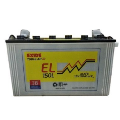 Exide EL150L 150Ah Battery, Warranty : 36 Months Full Replacement