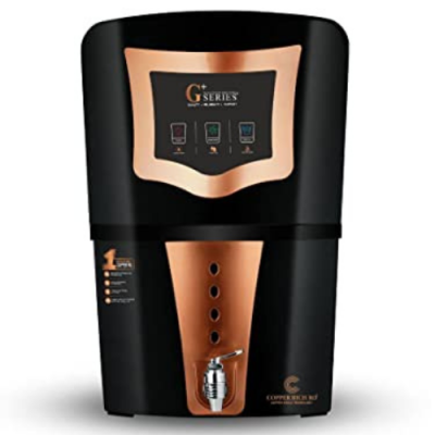 G+Series Copper Rich Digital RO+UV+UF+TDS+Alkaline Water Purifier, Warranty : 1 Year(Free Service), Get Iron Guard Free Worth  ₹1500/-