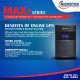 Microtek Online UPS 2KVA 1PH:1PH 72V MAX+ Series with Inbuilt Batteries